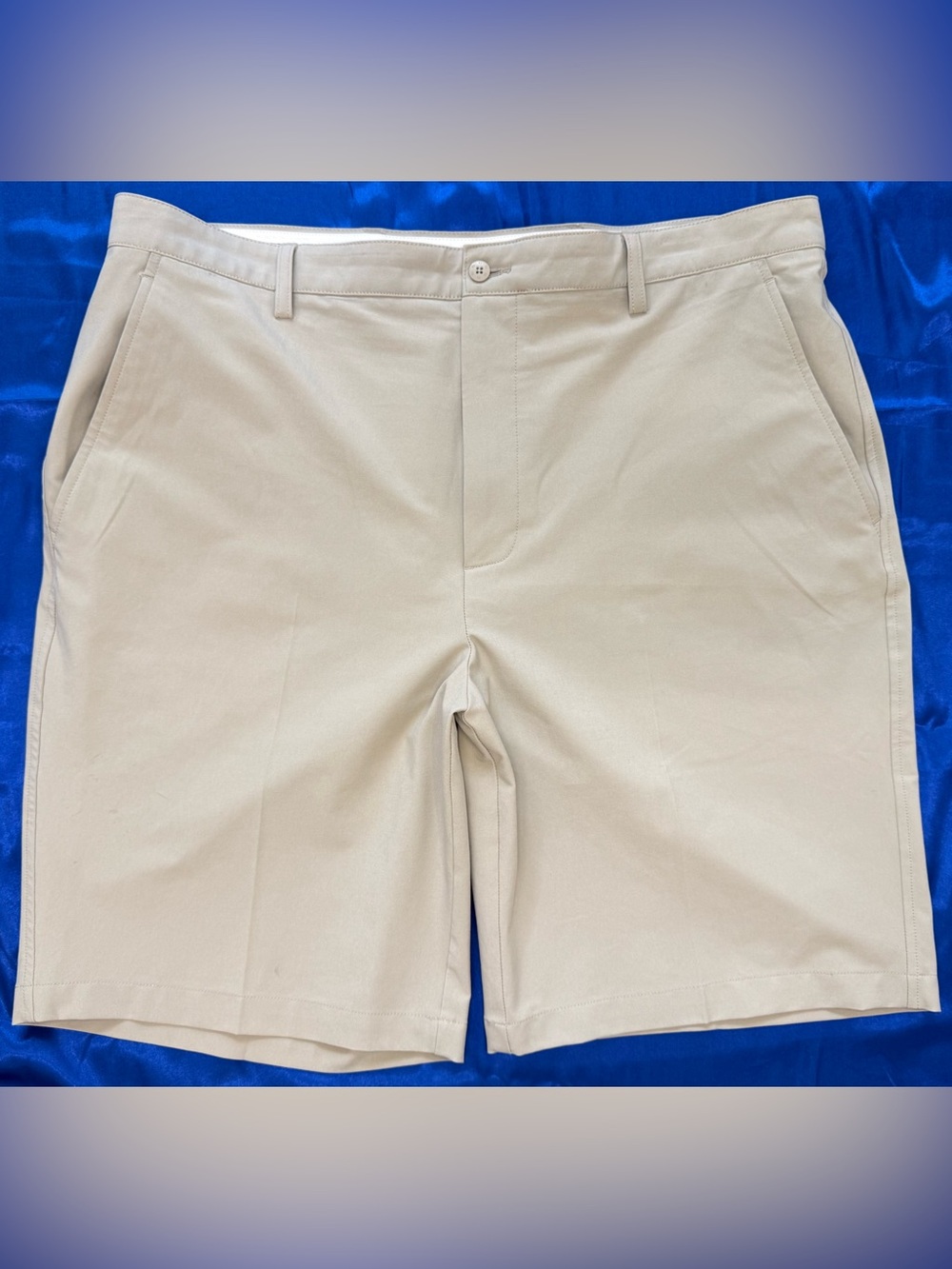 FJ FootJoy Khaki Performance Golf Shorts - Men’s 40 Waist - 10” Inseam
